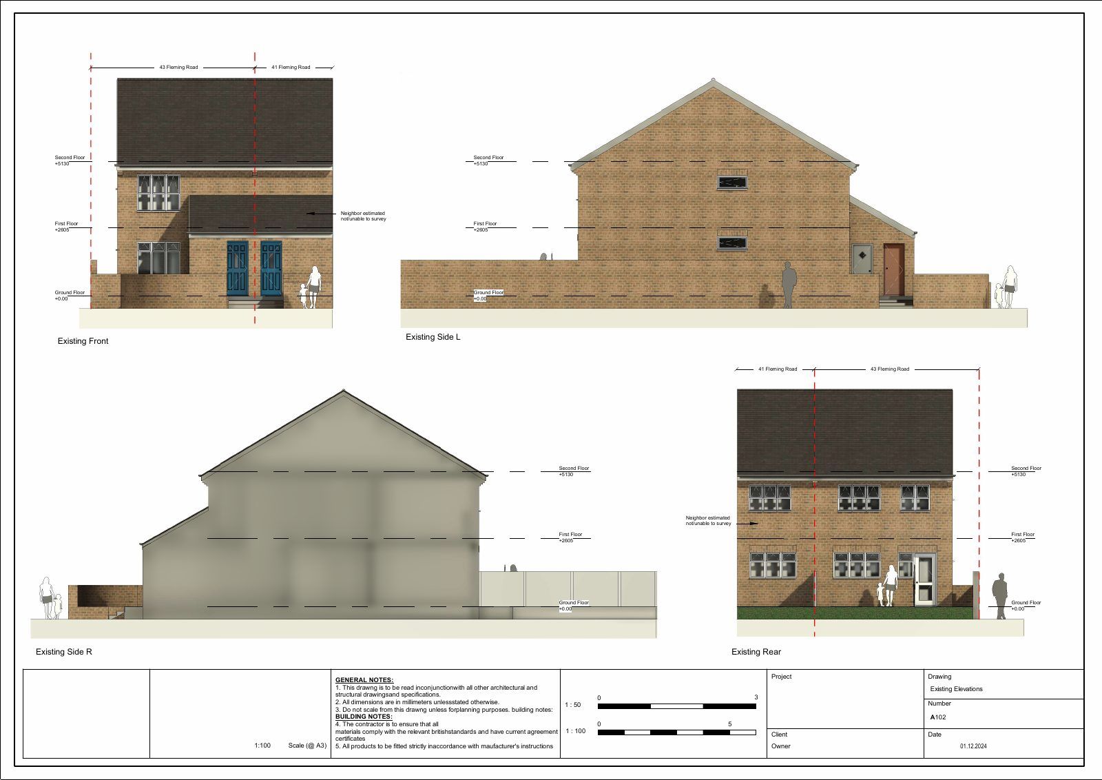 Dormer loft conversion Drawing 2