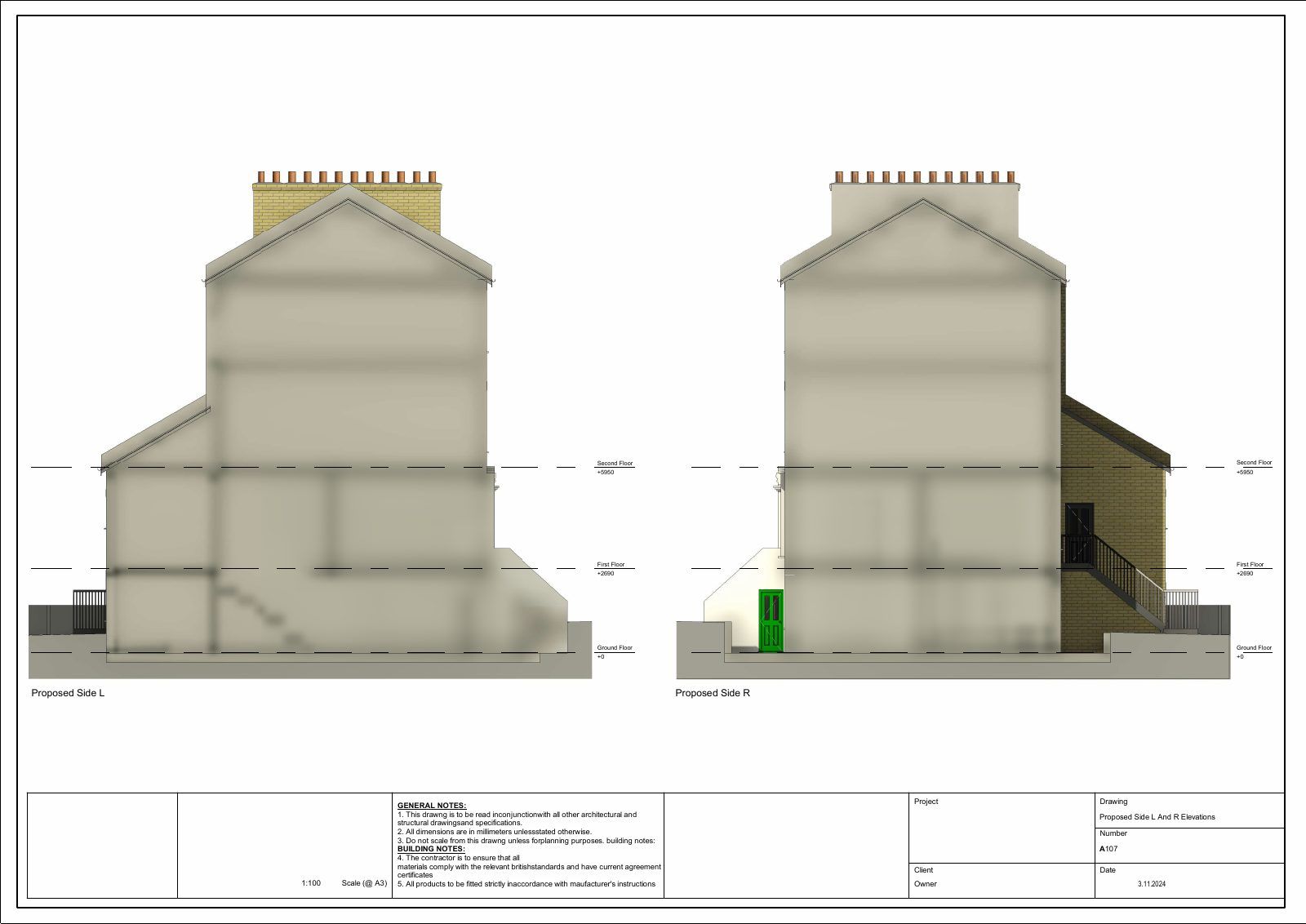 Whole-house refurbishment Drawing 7